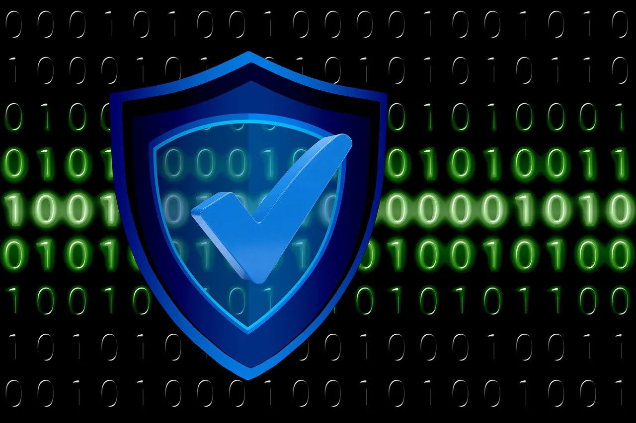 Security shield graphic illustrating AI-backed patrol protection and fraud prevention