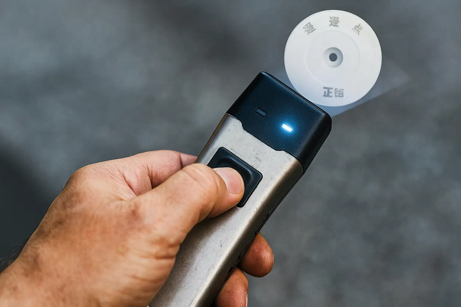 RFID guard tour baton and checkpoint disc