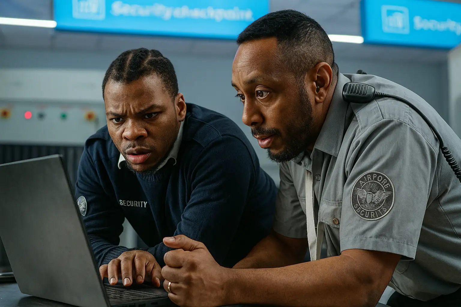 Security command center team reviewing AI-generated patrol alerts in real time