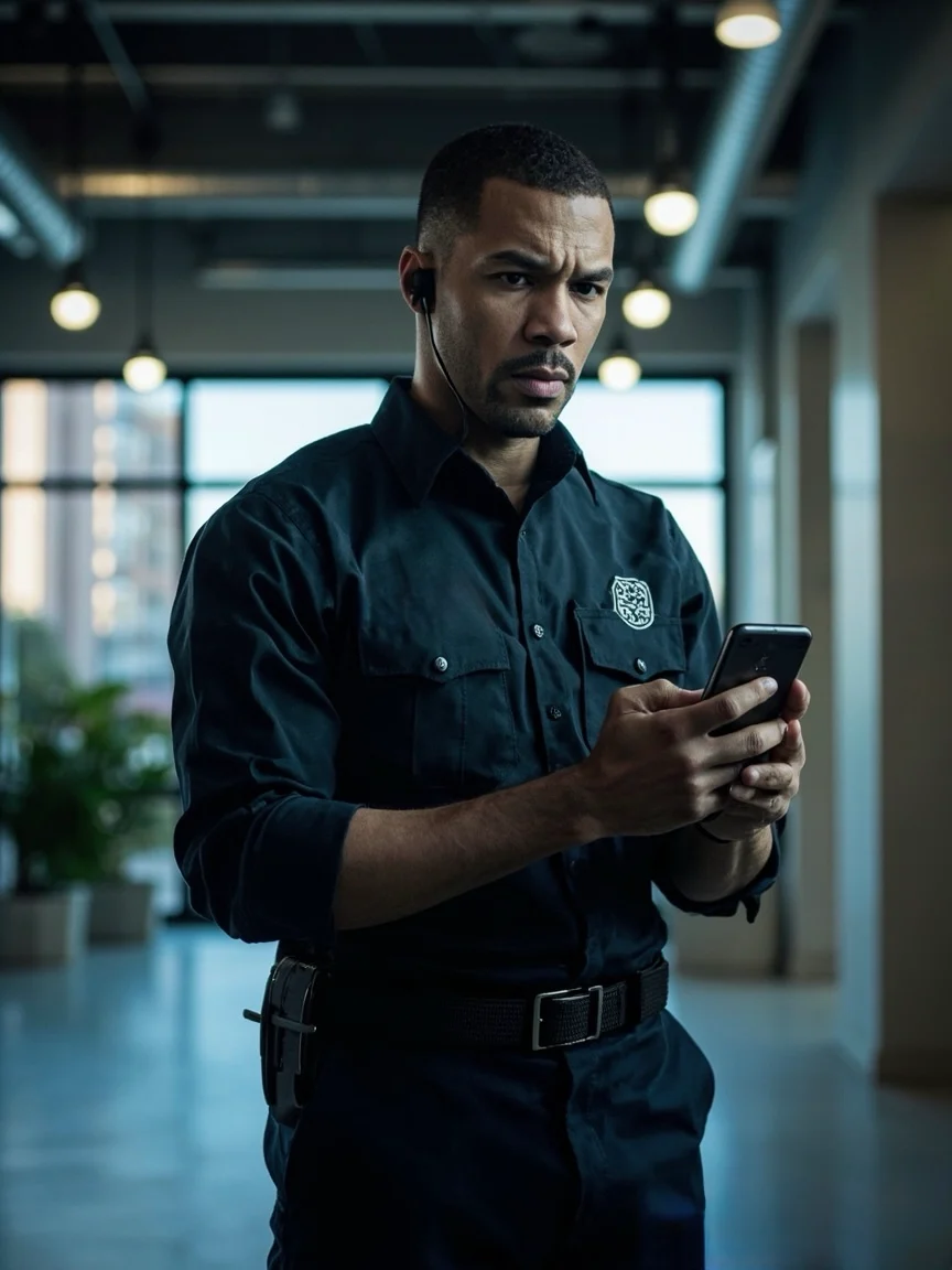 Digital Guard Tour mobile and web app interface used by modern security teams