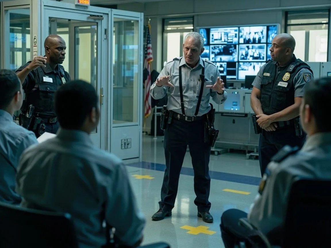 Guard tour system interface on mobile and desktop