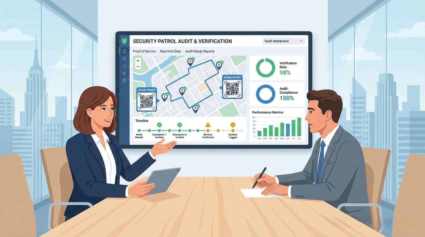 Route history reporting and audit-ready patrol verification